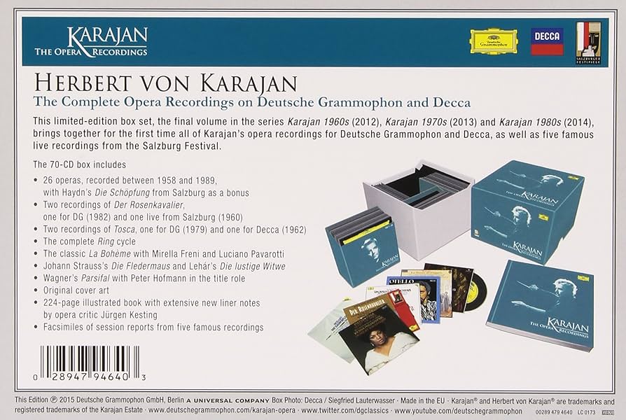 KARAJAN THE OPERA RECORDINGS ボックスセット KARAJAN THE OPERA RECORDINGS ボックスセット